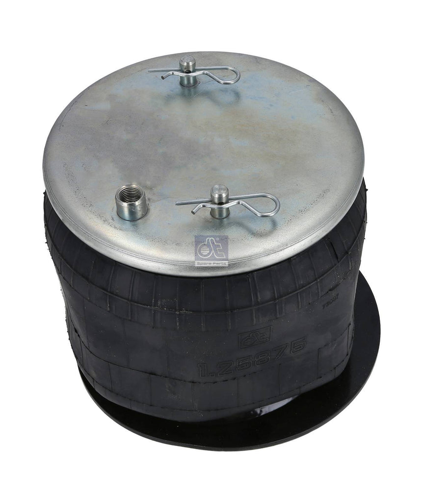 DT Spare Parts 1.25875 Air spring, with steel piston D: 229 mm, Dmax ...