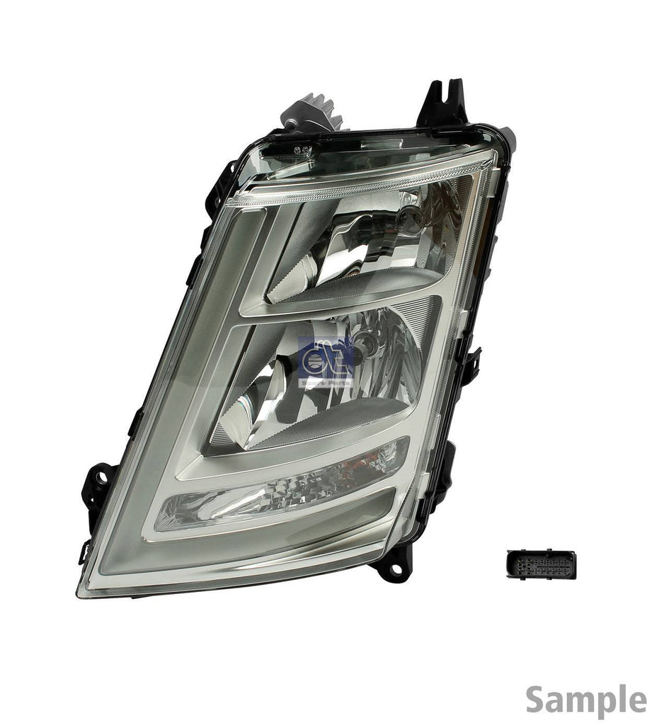 DT Spare Parts 2.24795 Headlamp, left 24 V, H7 replaces VOLVO 84170237 ...