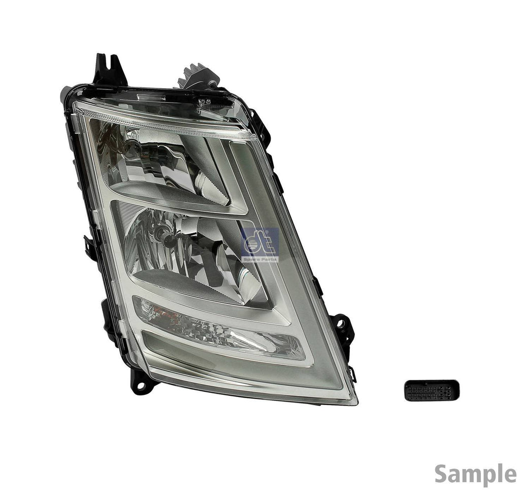 DT Spare Parts 2.24796 Headlamp, right 24 V, H7 replaces VOLVO 8417023 ...