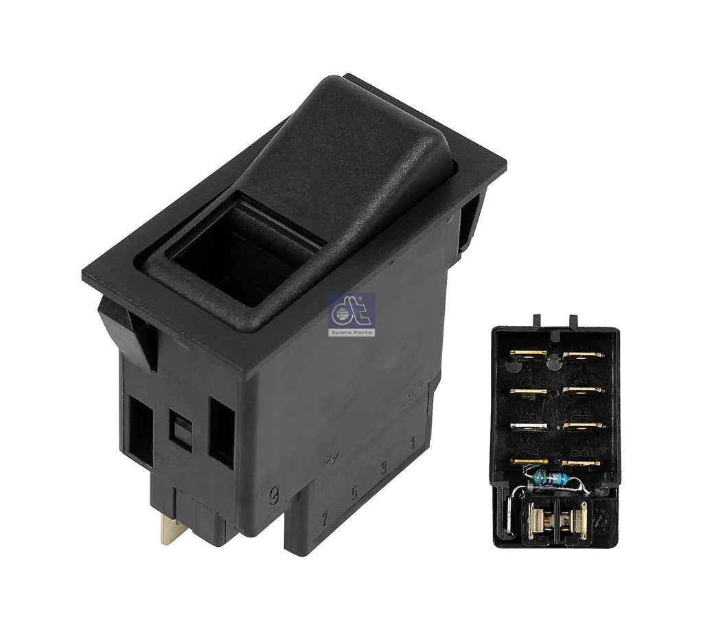 DT Spare Parts 3.33322 Rocker switch replaces MAN 81.25505 DT Spare Parts 3.33322 Rocker switch replaces MAN 81.25505