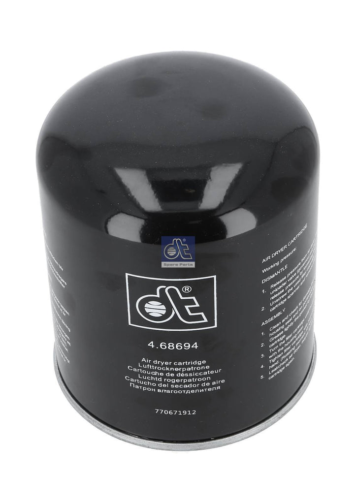 DT Spare Parts 4.68694 Air dryer cartridge, with coalescence filter, 2 ...